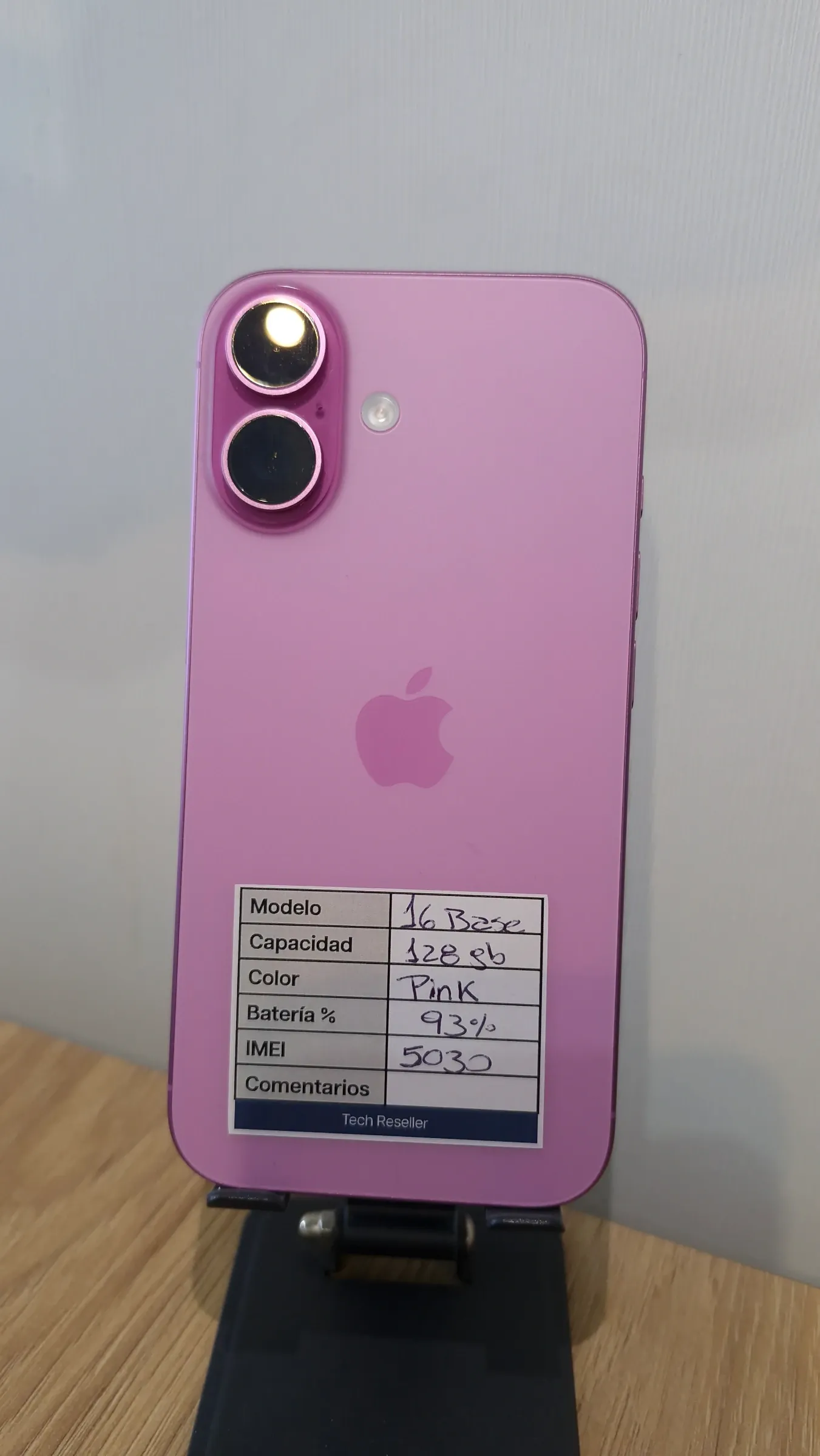 iPhone 16 Base 128 GB Pink usado — foto 1