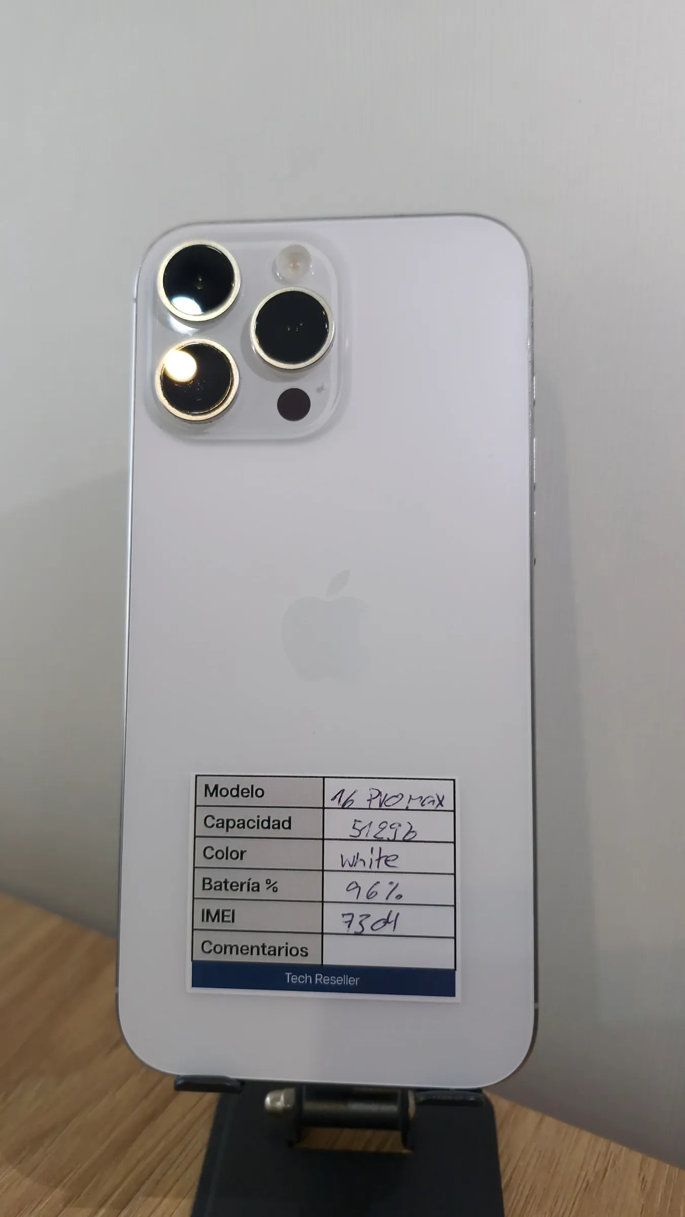 iPhone 16 Pro Max 512 GB Titanio blanco usado — foto 1